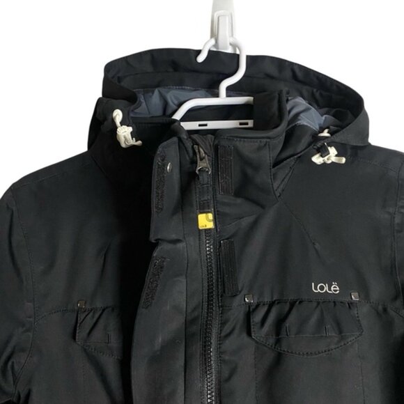 Lole Women's Black Ski & Snowboard Full Zip Hooded Jacket - Picture 2 of 15
